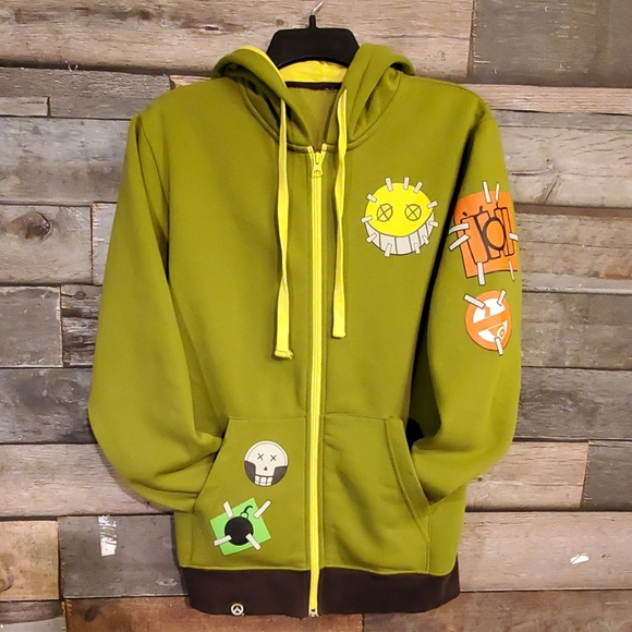 jinx Other - Overwatch Jinx Junkrat Zipper Hoodie Size Medium